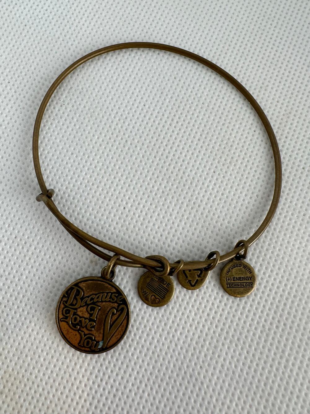 Alex and Ani Bracelet Because I Love You